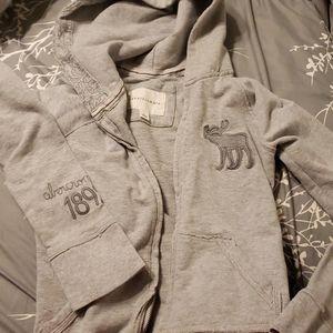 Abercrombie girls zip up hoodie